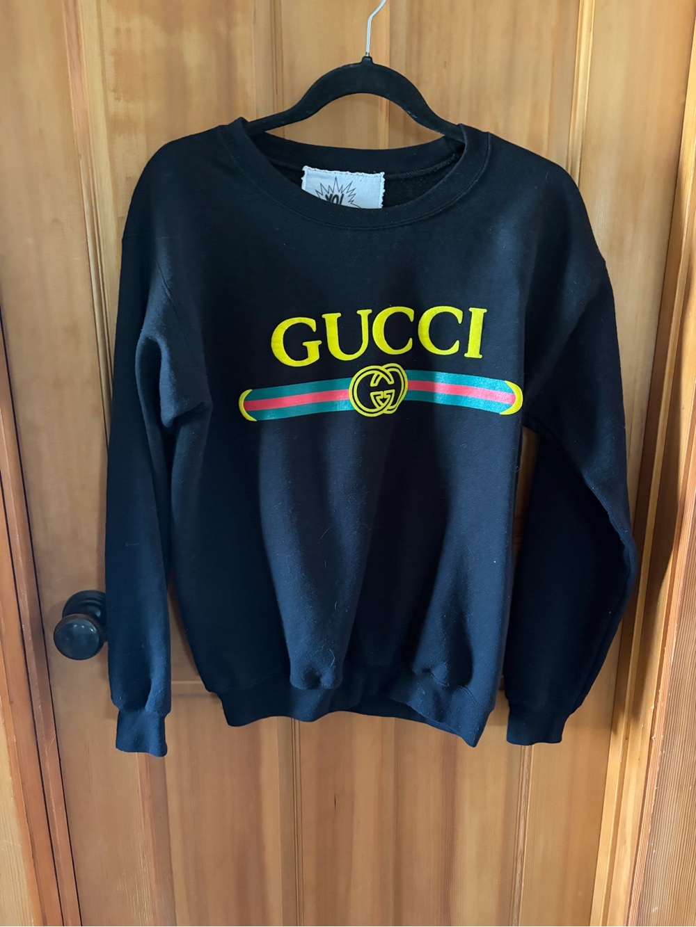Yo Mama’s Bootleg Gucci Logo Crewneck  ❤️